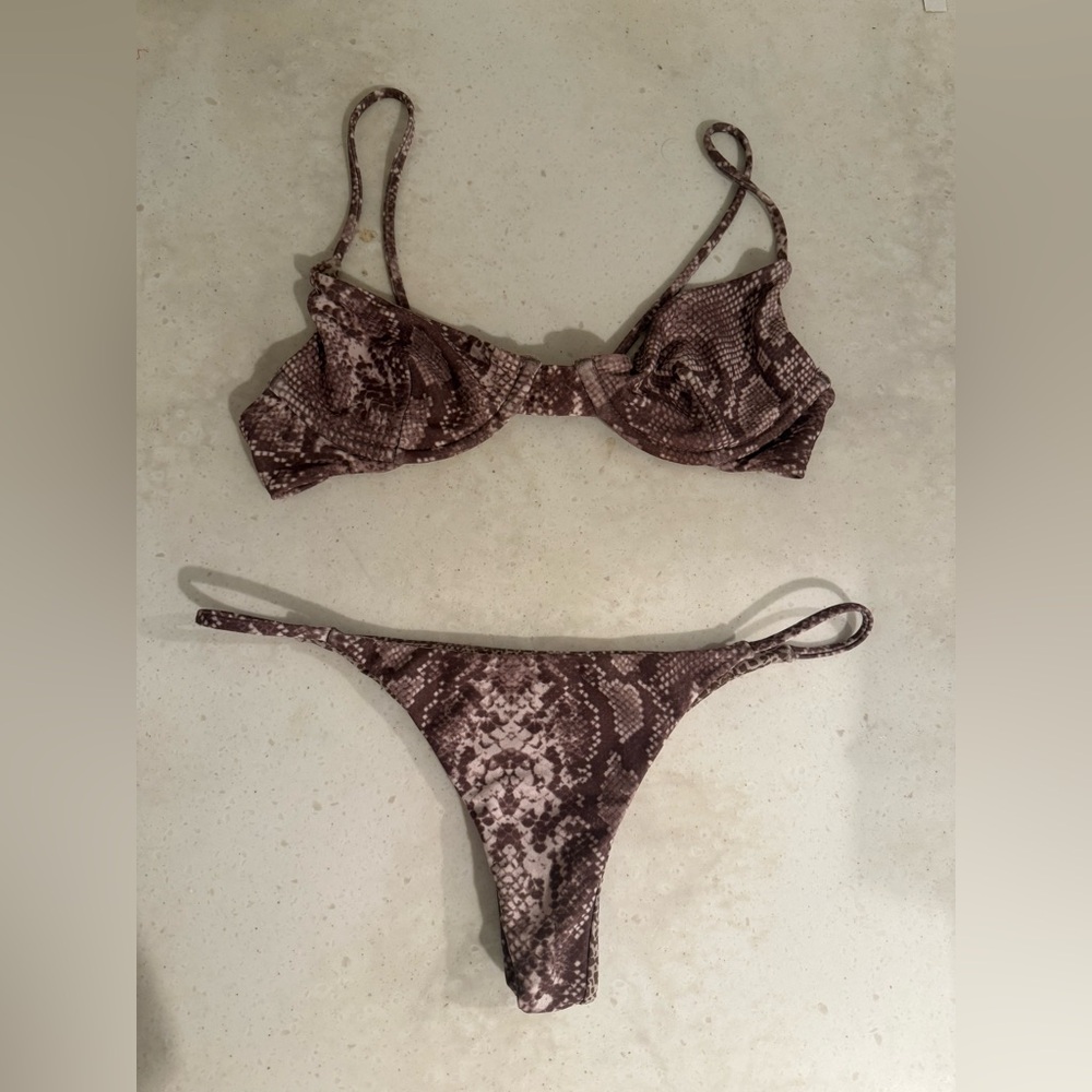 Acacia Swimwear Animal Print Bikini